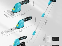 Duratech 12 v accu heggenschaar - afbeelding 2 van  6