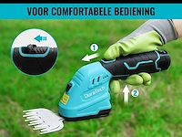 Duratech 12 v accu heggenschaar - afbeelding 4 van  6