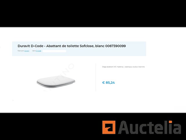 Duravit d-code toiletzitting - afbeelding 1 van  1