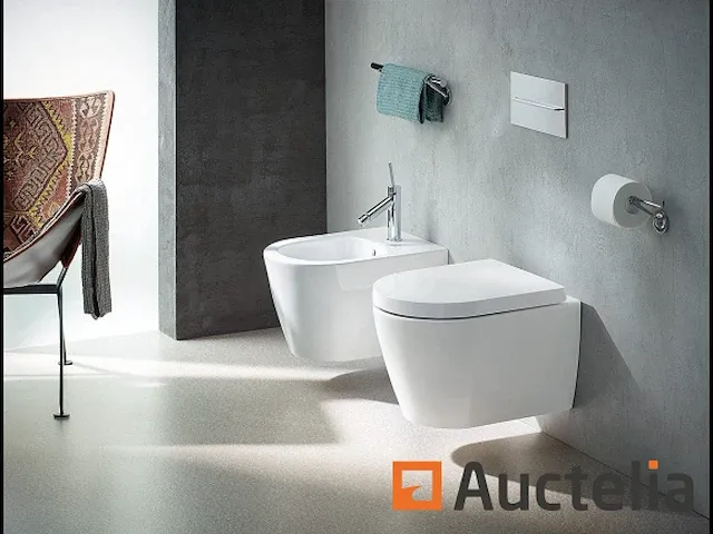 Duravit starck 002019000 me-deksel langwerpig toilet - afbeelding 1 van  4