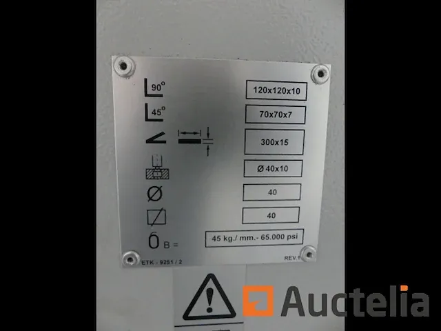 Durma iw 55/110 hydraulisch schaarponsmachine - afbeelding 4 van  20