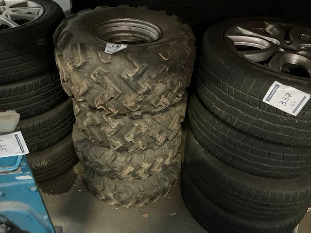 Duro excavator band op velg (4x) - afbeelding 1 van  3