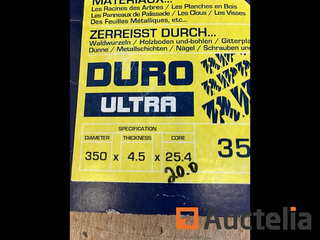 Duro ultra alles zaagblad 350x4,5x25,4 mm - afbeelding 5 van  5