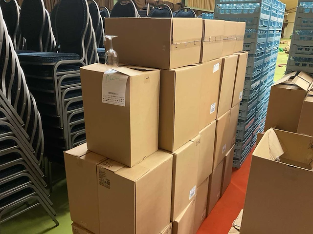 Durobor rode wijnglazen 24cl (790x) - afbeelding 3 van  5