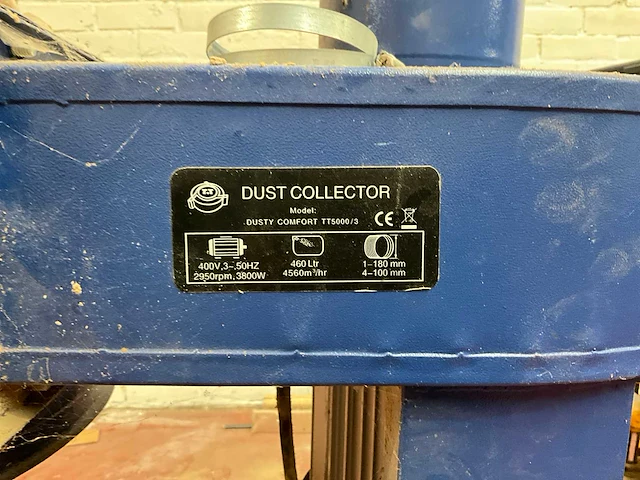 Dust collector dusty comfort tt5000/3 industriële stofzuiger - afbeelding 4 van  18