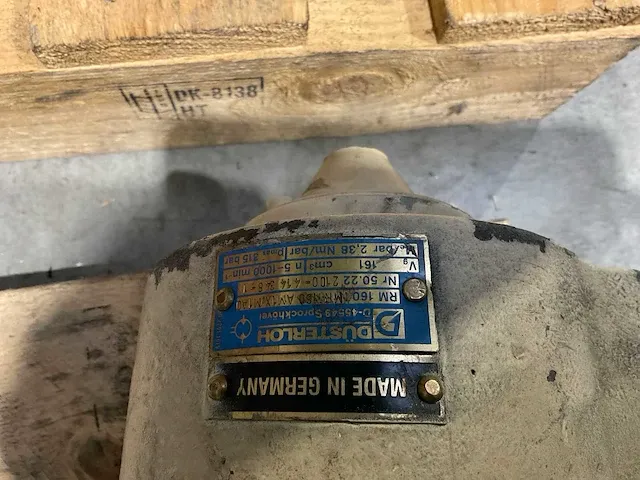 Dusterloh rm160 hydraulische plunjermotor - afbeelding 4 van  4