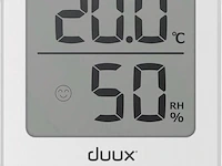 Duux sense thermometer + hygrometer binnen - inclusief batterij - magnetisch - wit - afbeelding 2 van  3