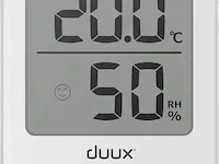 Duux sense thermometer + hygrometer binnen - inclusief batterij - magnetisch - wit - afbeelding 2 van  3