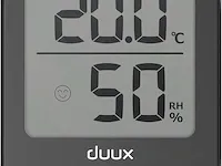 Duux sense thermometer + hygrometer binnen - inclusief batterij - magnetisch - zwart - afbeelding 2 van  3