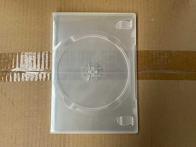 Dvd-box - transparant 14mm (350x) - afbeelding 1 van  5