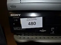 Dvd speler philips met 2 speakers magnum, usb lamp, dvd lg, vhs recorder sony - afbeelding 2 van  5