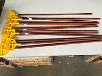 Dweil steel met kunststof dweil houder (12x) - afbeelding 1 van  3