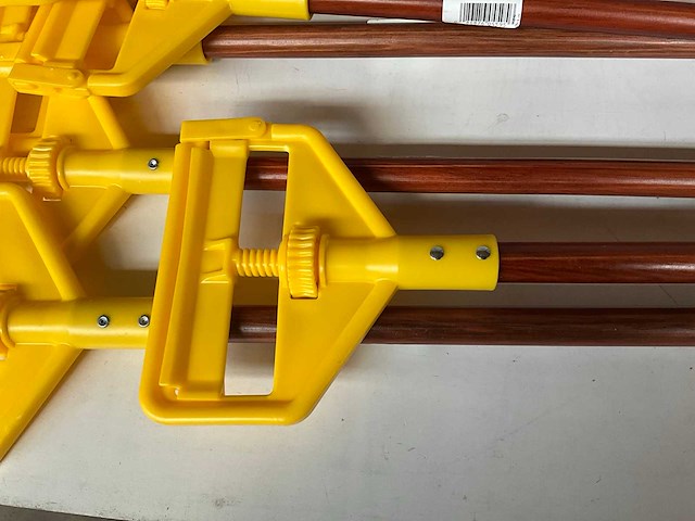 Dweil steel met kunststof dweil houder (12x) - afbeelding 2 van  3