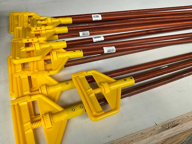 Dweil steel met kunststof dweil houder (12x) - afbeelding 3 van  3