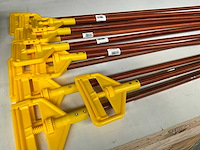 Dweil steel met kunststof dweil houder (12x) - afbeelding 3 van  3