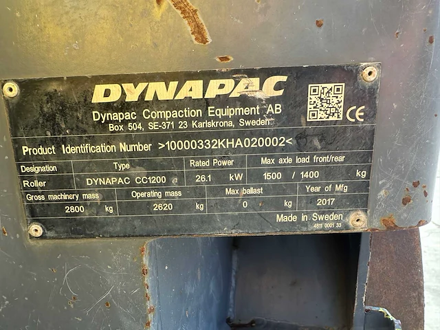Dynapac - 2017 - cc1200 - duowals - afbeelding 30 van  36