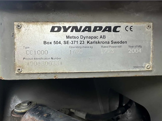 Dynapac - cc1000 - cc1000 - duowals - 2004 - afbeelding 29 van  36