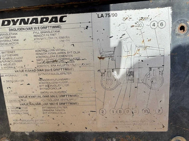 Dynapac - la90 - la90 - duowals - afbeelding 5 van  13