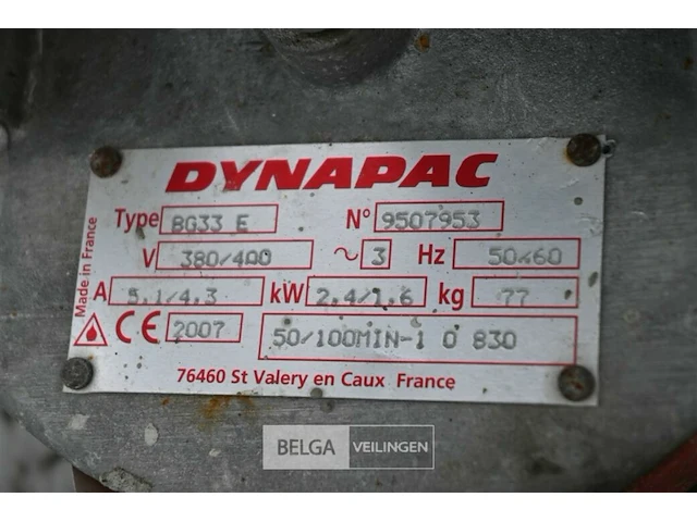 Dynapac bg33e vlinderpolijstmachine - afbeelding 6 van  6