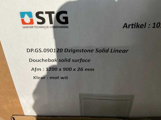 Dzignstone douchebak (2x) - afbeelding 3 van  4