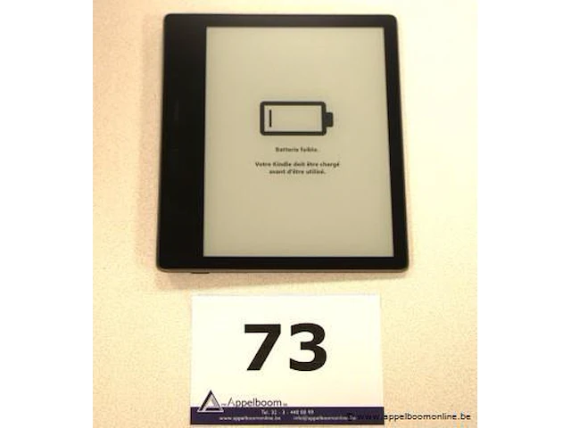 E-reader kindle, zonder kabels, werking niet gekend - afbeelding 1 van  2