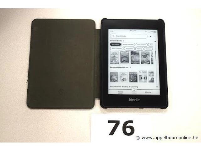 E-reader kindle, zonder kabels, werking niet gekend - afbeelding 1 van  3