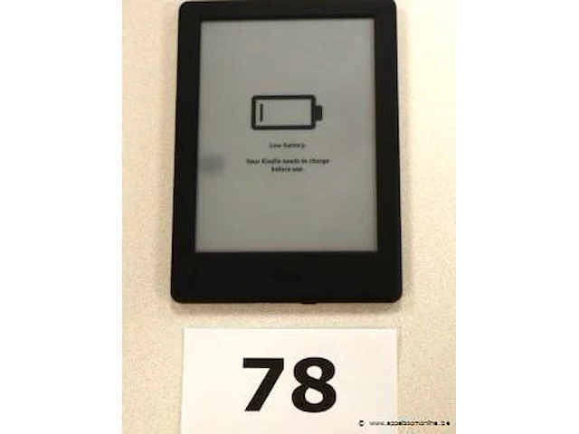 E-reader kindle, zonder kabels, werking niet gekend - afbeelding 1 van  2