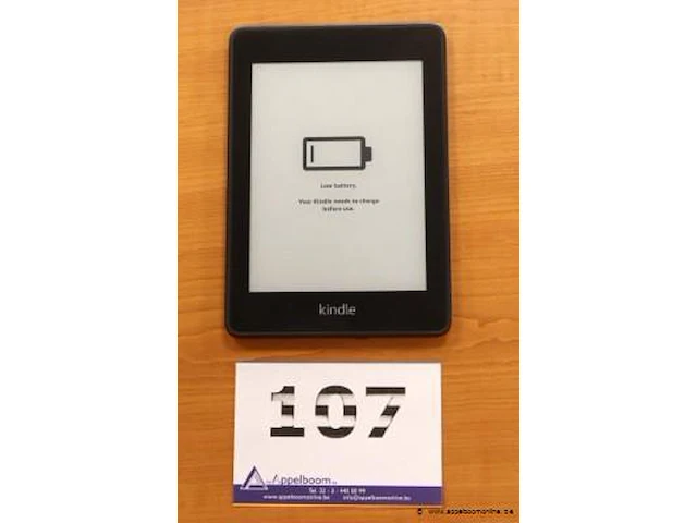 E-reader kindle, zonder kabels, werking niet gekend - afbeelding 1 van  2