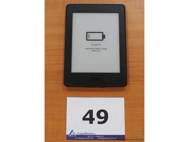 E-reader kindle, zonder kabels, werking niet gekend - afbeelding 1 van  3