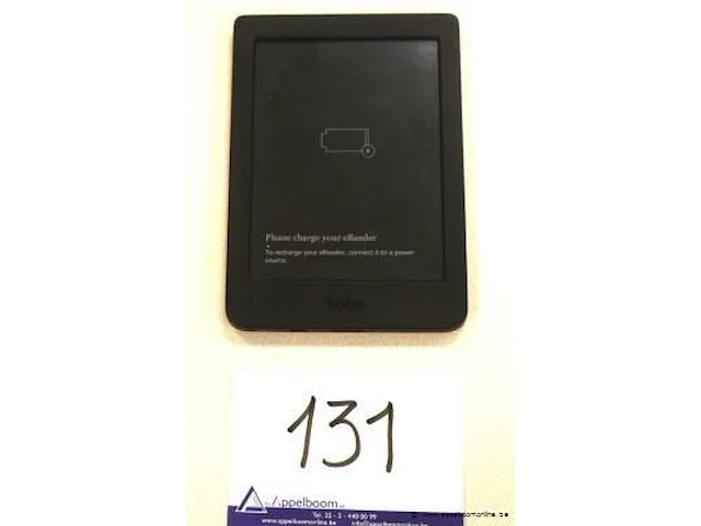 E-reader kobo, zonder kabels, werking niet gekend - afbeelding 1 van  2
