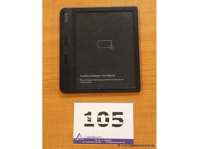 E-reader kobo, zonder kabels, werking niet gekend - afbeelding 1 van  3