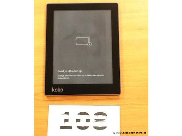 E-reader kobo, zonder kabels, werking niet gekend - afbeelding 1 van  3