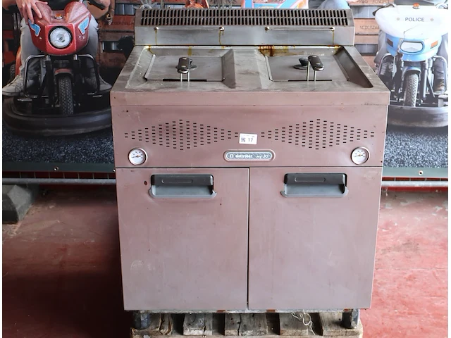 E3 elettro bar dubbele gasfriteuse - afbeelding 2 van  7