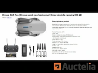 E88 pro semi-professionele drone - afbeelding 2 van  2