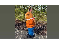 Easter bunny / paashaas h48cm orange - afbeelding 2 van  2