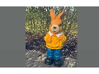 Easter bunny / paashaas h48cm yellow - afbeelding 1 van  2