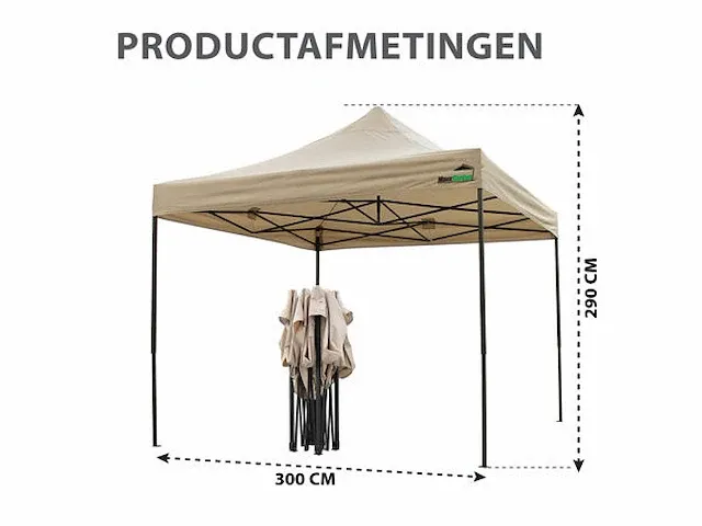 Easy up partytent - afbeelding 2 van  2