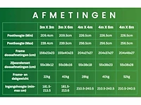 Easy-up tent 3m x 6m wit aluminium frametent party - afbeelding 3 van  4