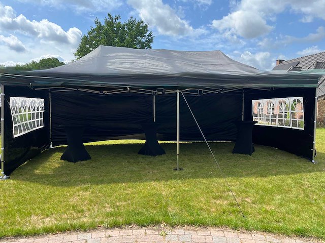 Easy-up tent 4m x 8m wit aluminium frametent party - afbeelding 1 van  3