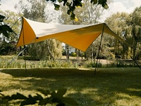 Easyflexx stretchtent 8,5 x 8,5 m desert sand - afbeelding 2 van  5