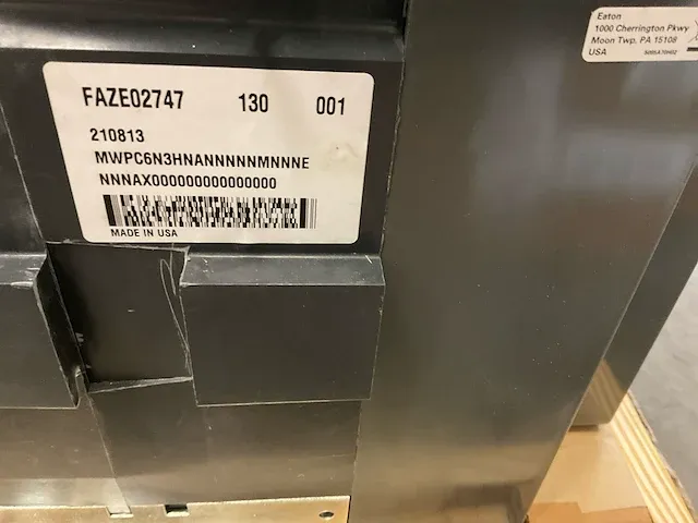 Eaton mwpc6n vermogenschakelaar - afbeelding 9 van  11
