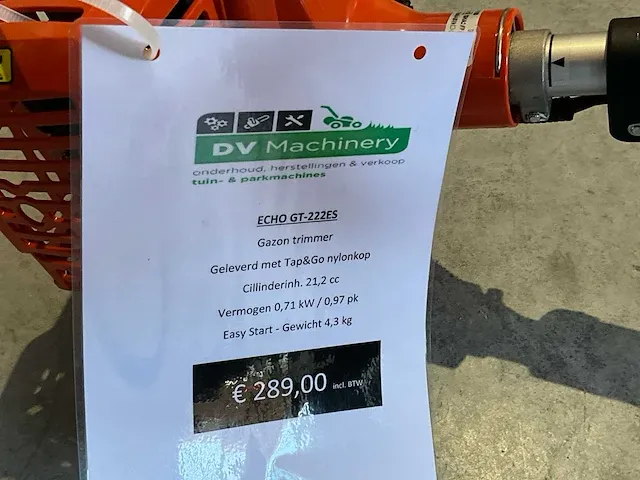 Echo gt-222es kantenmaaier - afbeelding 5 van  5