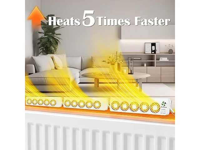 Ecocalm radiatorventilator - afbeelding 3 van  5