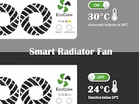 Ecocalm radiatorventilator - afbeelding 4 van  5