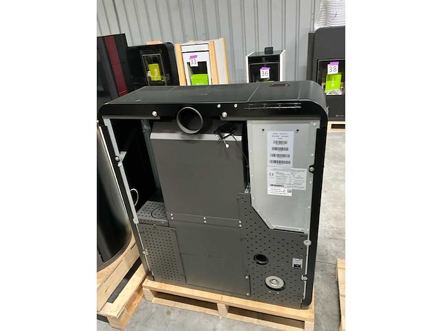 Ecoforest bolonia - zwart - pelletkachel - afbeelding 5 van  9