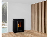 Ecoforest bolonia - zwart - pelletkachel - afbeelding 2 van  9