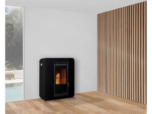 Ecoforest bolonia - zwart - pelletkachel - afbeelding 2 van  9