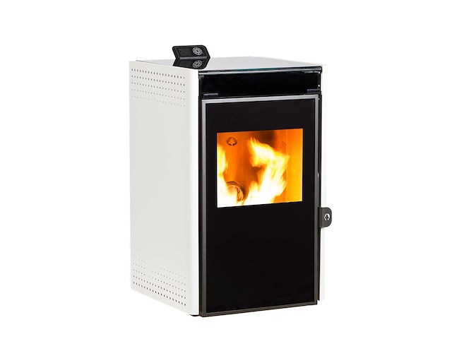 Ecoforest creta - wit - pelletkachel - afbeelding 1 van  2