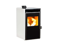 Ecoforest creta - wit - pelletkachel