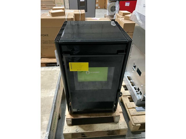 Ecoforest creta - zwart - pelletkachel - afbeelding 3 van  7